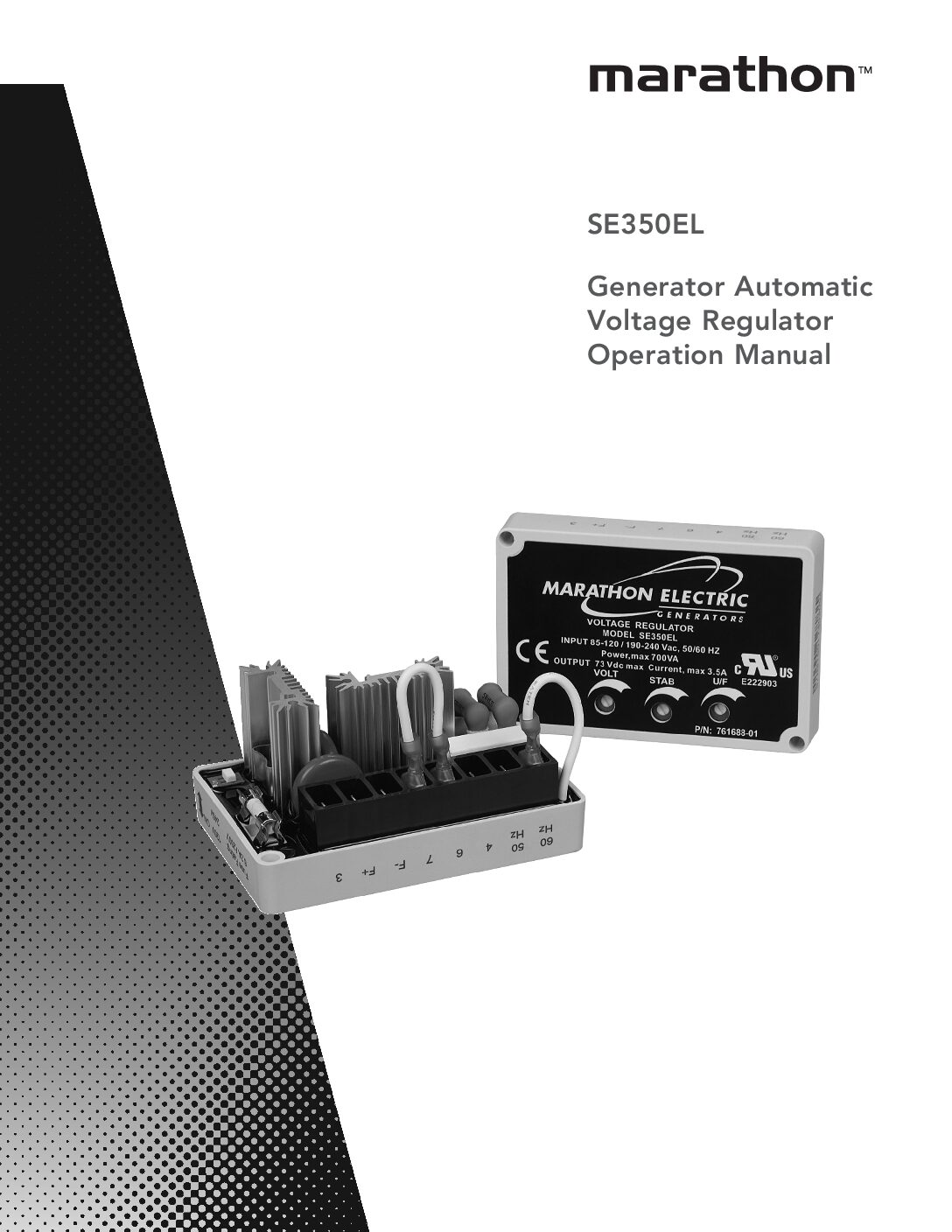 SE350EL Automatic Voltage Regulator Manual