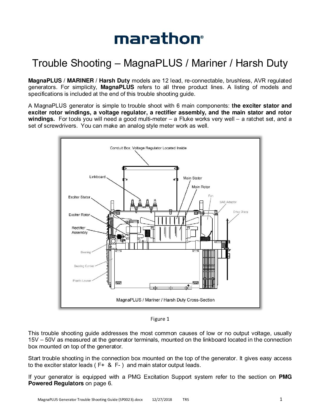 MagnaPLUS - Mariner - Harsh Duty Generator