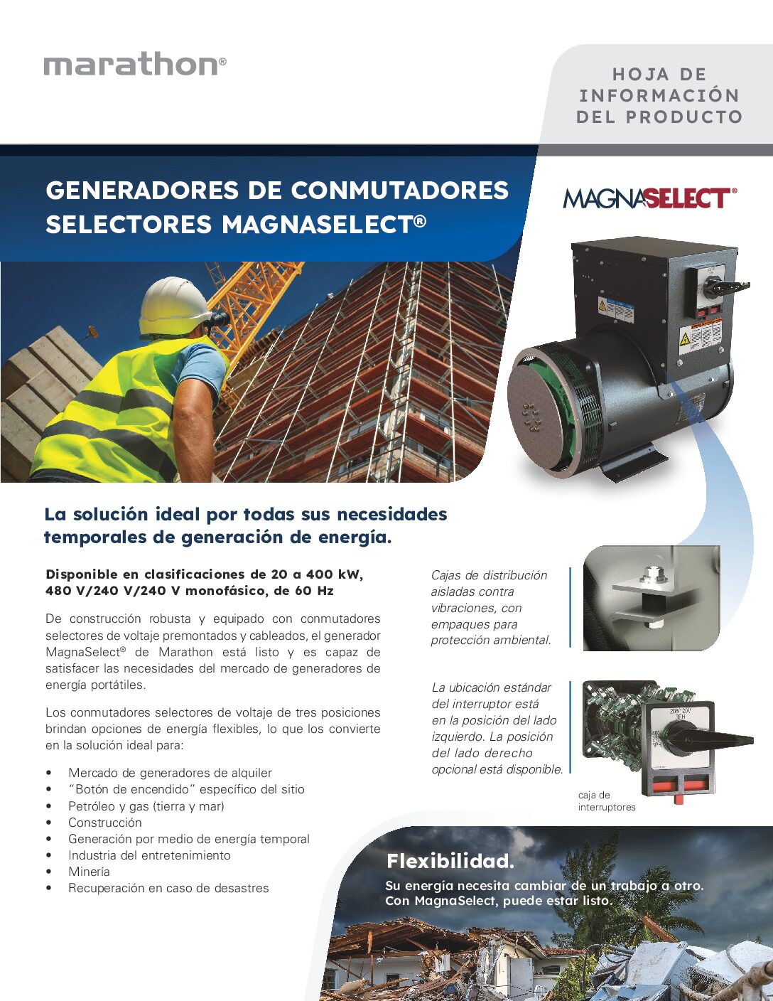 GENERADORES DE CONMUTADORES SELECTORES MAGNASELECT