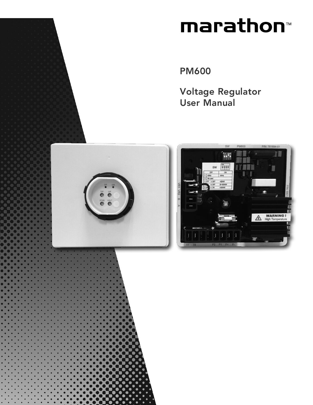 PM600 Voltage Regulator User Manual
