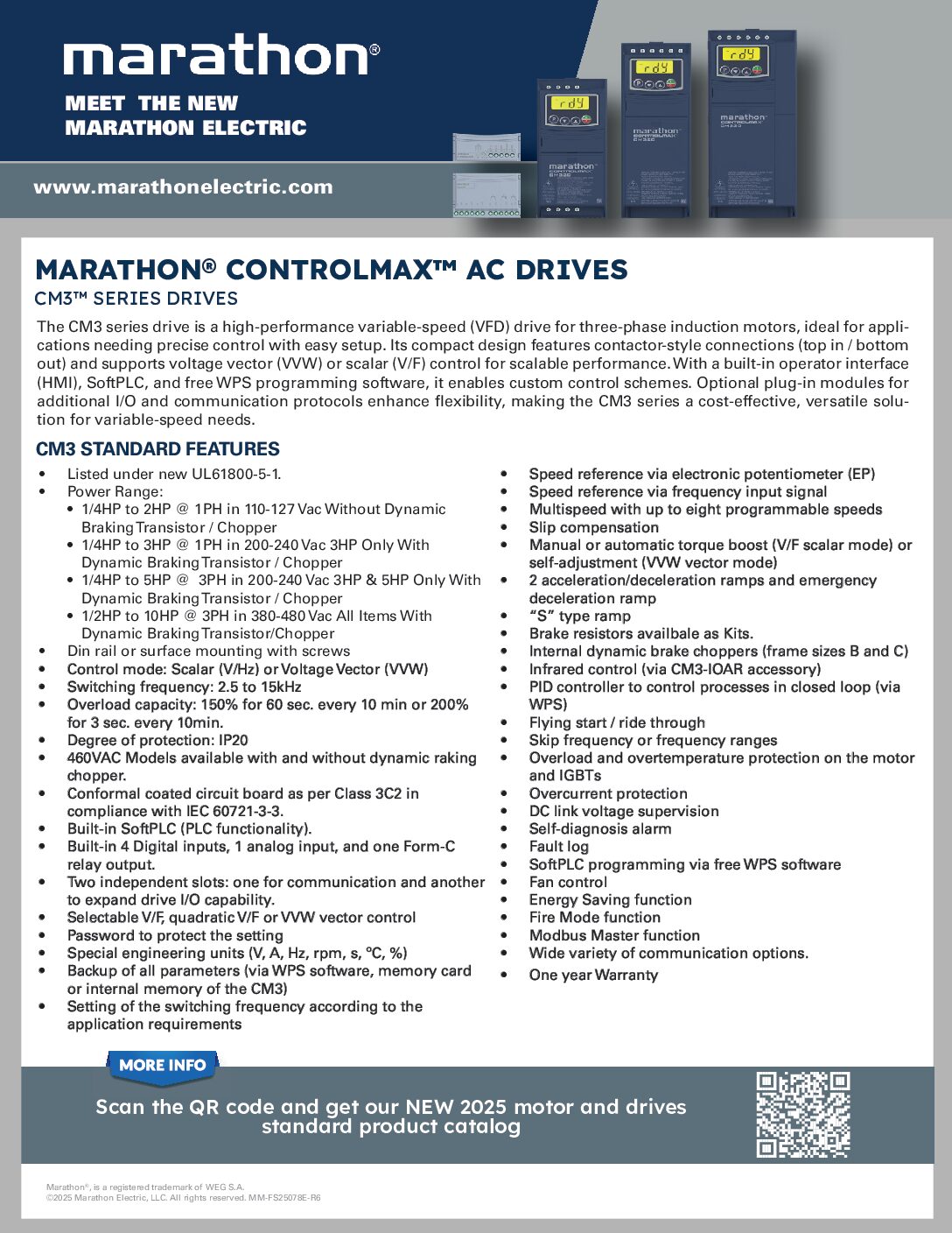 Marathon® ControlMAX™ CM3 & CM5 Promotional Flyer